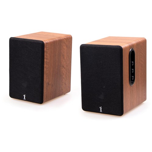 Flea Market 2 Channel Bluetooth Bookshelf Speakers (Walnut)