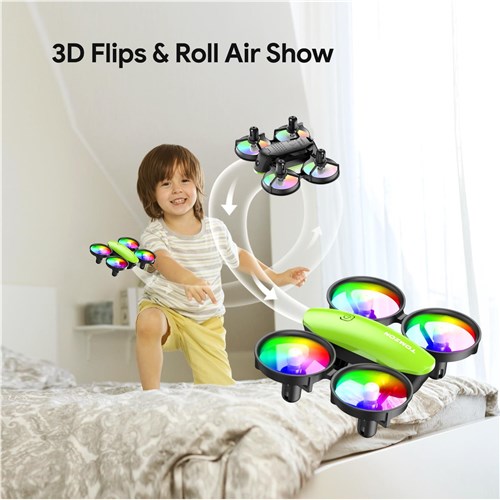 Tomzon A23 Mini Drone with LED (Green)