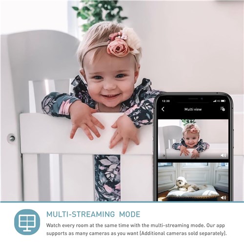 Lollipop Smart Baby Camera (Cotton Candy)