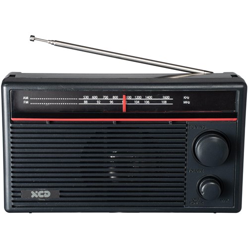 XCD Portable AM/FM Radio