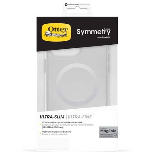Otterbox Symmetry Plus MagSafe Case for iPhone 15 Pro Max (Clear)