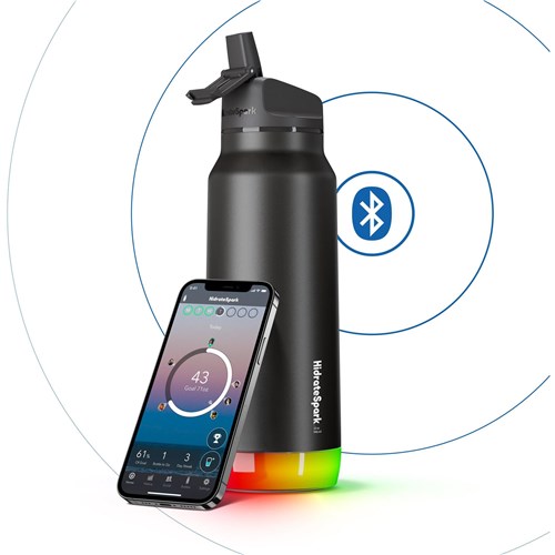 HidrateSpark Pro 946ml Straw Smart Drink Bottle (Black)