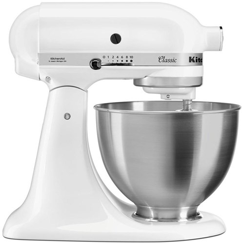 KitchenAid KSM45 4.3L Classic Stand Mixer (White)