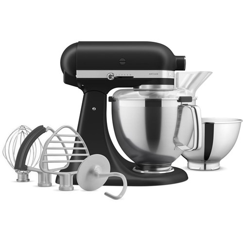 KitchenAid KSM195 4.7L Artisan Stand Mixer (Matte Black)