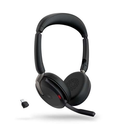 Jabra 26699-999-899 Wireless Evolve2 65 Flex MS Bluetooth Headset USB-C