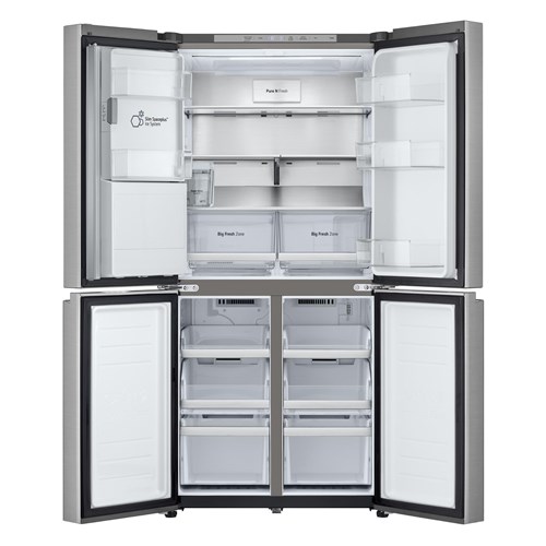 LG GF-LN500PL 506L Slim French Door Fridge (Stainless) [Non-Plumbed]