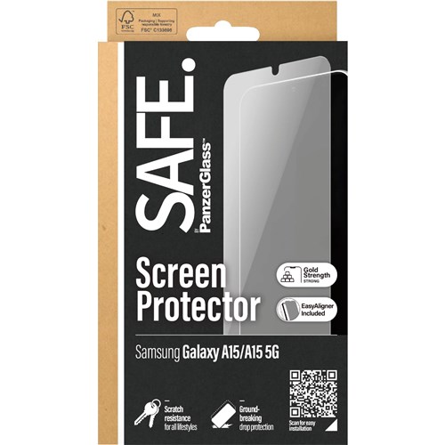 SAFE by Panzer UltraWide Fit Screen Protector for Galaxy A15