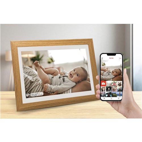 Jackson Frameo Smart Digital  Photo Frame 15.6' 8GB (White Oak)