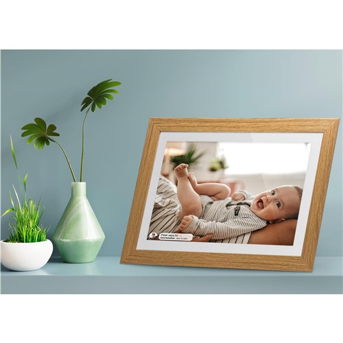Jackson Frameo Smart Digital  Photo Frame 15.6' 8GB (White Oak)