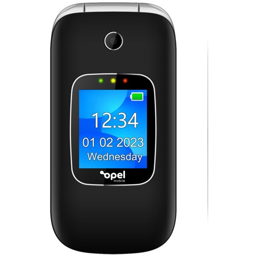 Opel Mobile FlipPhone 6 4G (Black/Grey)