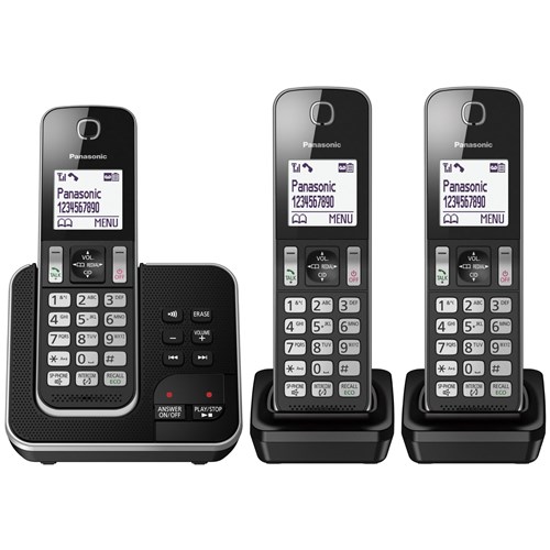 Panasonic KX-TGD323ALB Digital Cordless Phone & Answering System