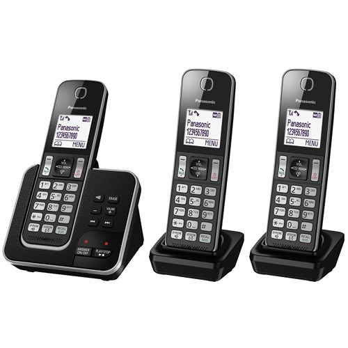 Panasonic KX-TGD323ALB Digital Cordless Phone & Answering System