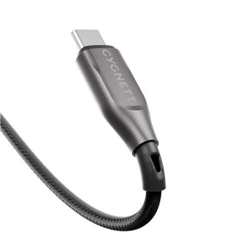Cygnett Armoured USB-C to USB-C Cable 2M (Black)