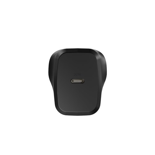 Cygnett PowerPlus 30W Single Port USB-C Wall Charger (Black)