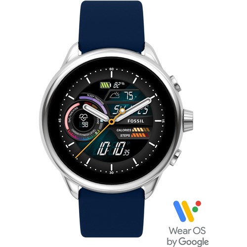 Fossil Gen 6 Wellness Edition Smartwatch FTW4070 (Navy Silicone)