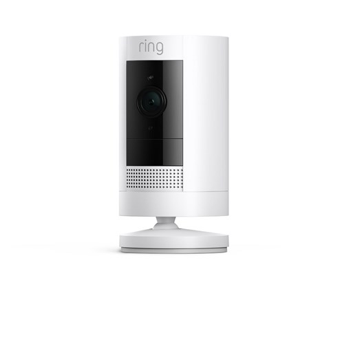 Ring Stick Up Camera Indoor/Outdoor with Battery 3 Pack (White)