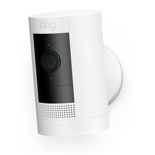 Ring Stick Up Camera Indoor/Outdoor with Battery 3 Pack (White)