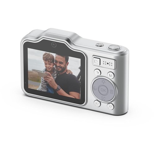 Zero-X Adventura Dual Lens FHD Digital Camera (Silver)