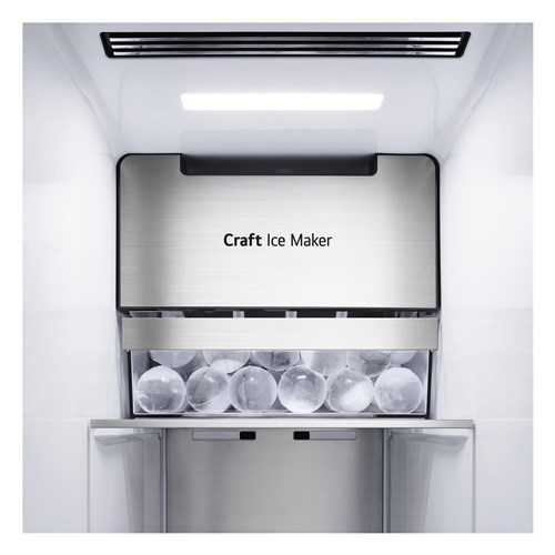 LG GS-V600MBLC 635L InstaView Side by Side Fridge (Matte Black)