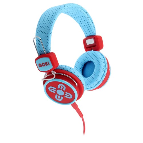 Moki Kids On-Ear Headphone (Blue/Red)
