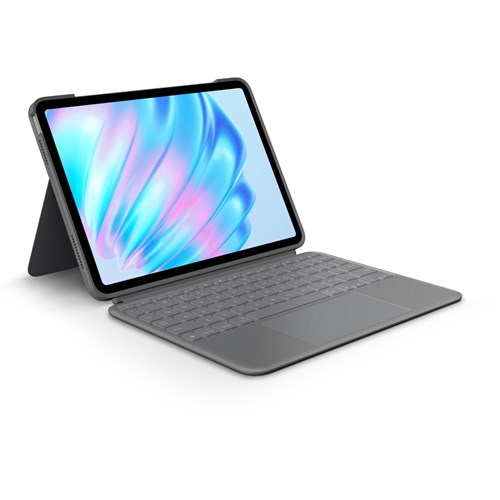 Logitech Combo Touch Keyboard Case for iPad Air 11'M3/M2/5th/4th Gen (Oxford Grey)