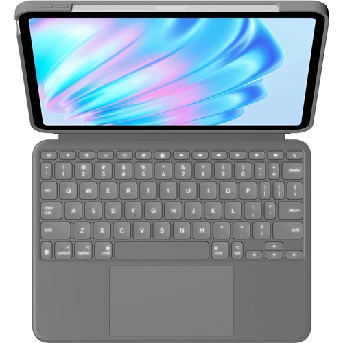 Logitech Combo Touch Keyboard Case for iPad Air 11'M3/M2/5th/4th Gen (Oxford Grey)