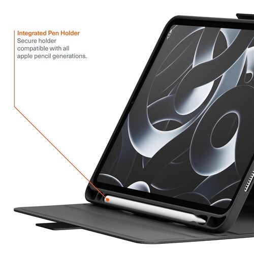 Cygnett Tekview Protective Case for iPad Air 13' M3/M2 & iPad Pro 12.9'/13' (Black)