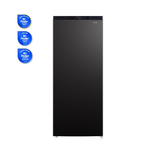 CHiQ CSH121NBS 122L Upright Multi-Function Freezer (Black Steel)