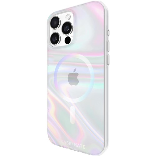 Case-Mate Soap Bubble MagSafe Case for iPhone 16 Pro Max (Iridescent)