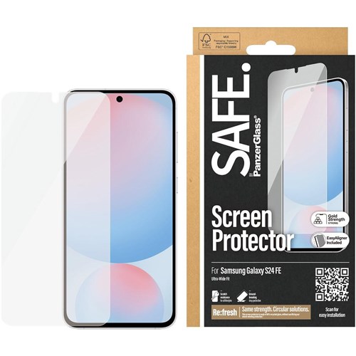 SAFE by Panzer Ultra Wide Fit Screen Protector for Galaxy S24 FE