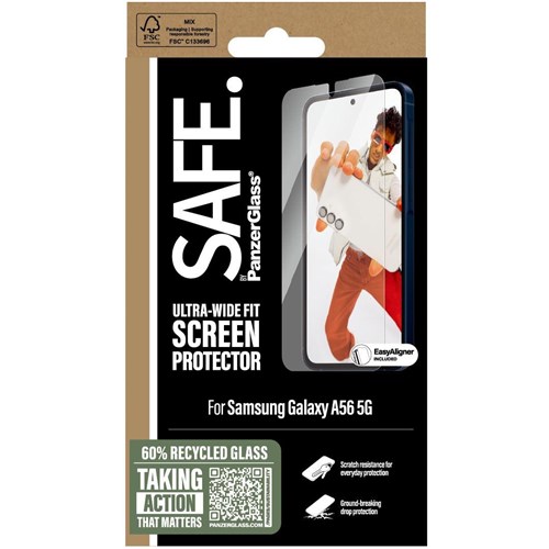 SAFE by Panzer Ultra Wide Fit Screen Protector for Galaxy A56