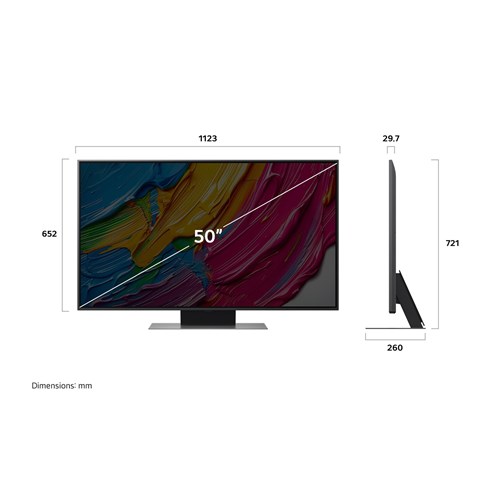 LG 50' QNED81A AI LED 4K UHD Smart TV [2025]