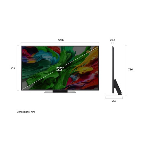 LG 55' QNED86A EVO AI Mini-LED 4K UHD Smart TV [2025]