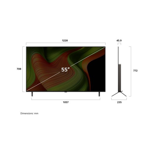 LG 55' OLED B5 AI 4K UHD Smart TV [2025]