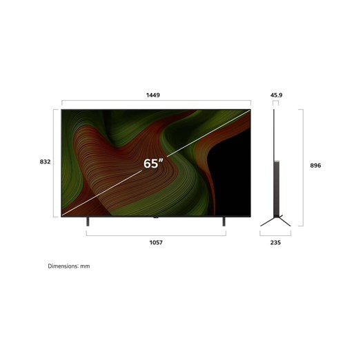 LG 65' OLED B5 AI 4K UHD Smart TV [2025]