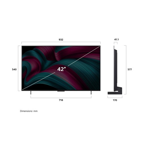 LG 42' OLED EVO C5 AI 4K UHD Smart TV [2025]