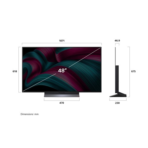 LG 48' OLED EVO C5 AI 4K UHD Smart TV [2025]