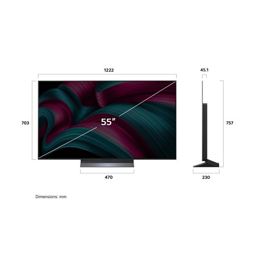 LG 55' OLED EVO C5 AI 4K UHD Smart TV [2025]