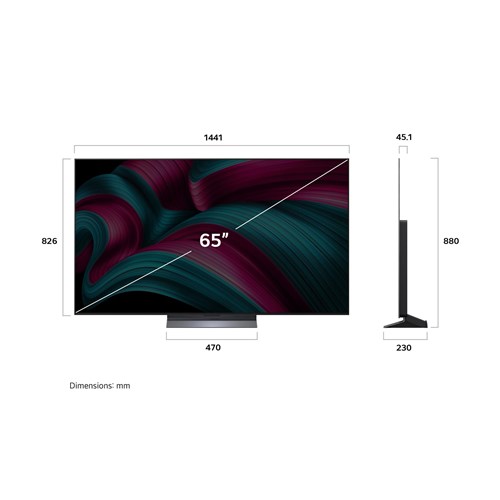 LG 65' OLED EVO C5 AI 4K UHD Smart TV [2025]