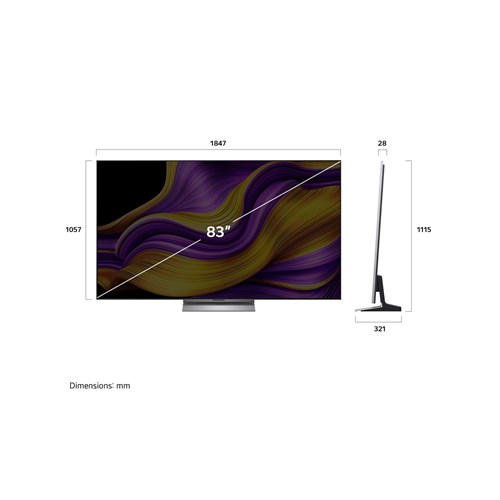 LG 83' OLED EVO G5 AI 4K UHD Smart TV [2025]