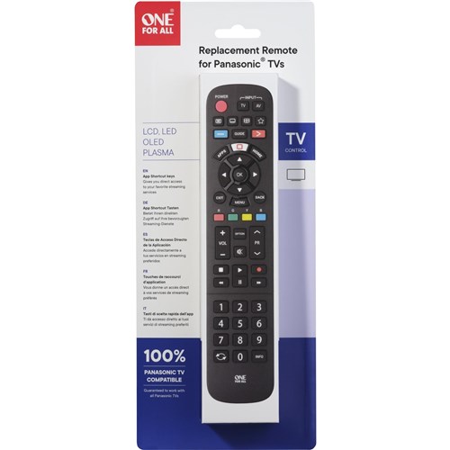 One for All Panasonic TV Replacement Remote