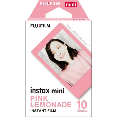 Fujifilm Instax Mini Film Pink Lemonade for Instax Mini Cameras (10 Pack)