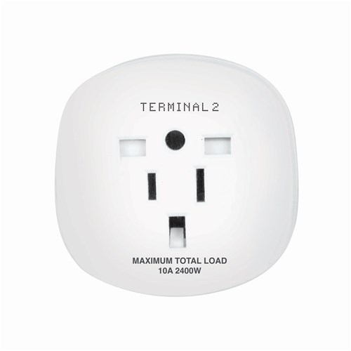 Terminal 2 Travel Adaptor (Australia Inbound)