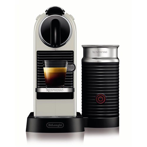 DeLonghi Nespresso Citiz & Milk Coffee Machine (White)
