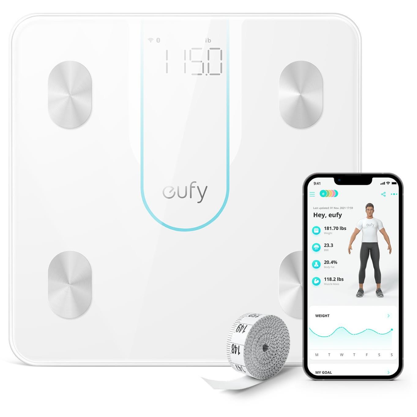 Eufy Smart Scale P2 (White) Bathroom Scales JB Solutions JB HiFi