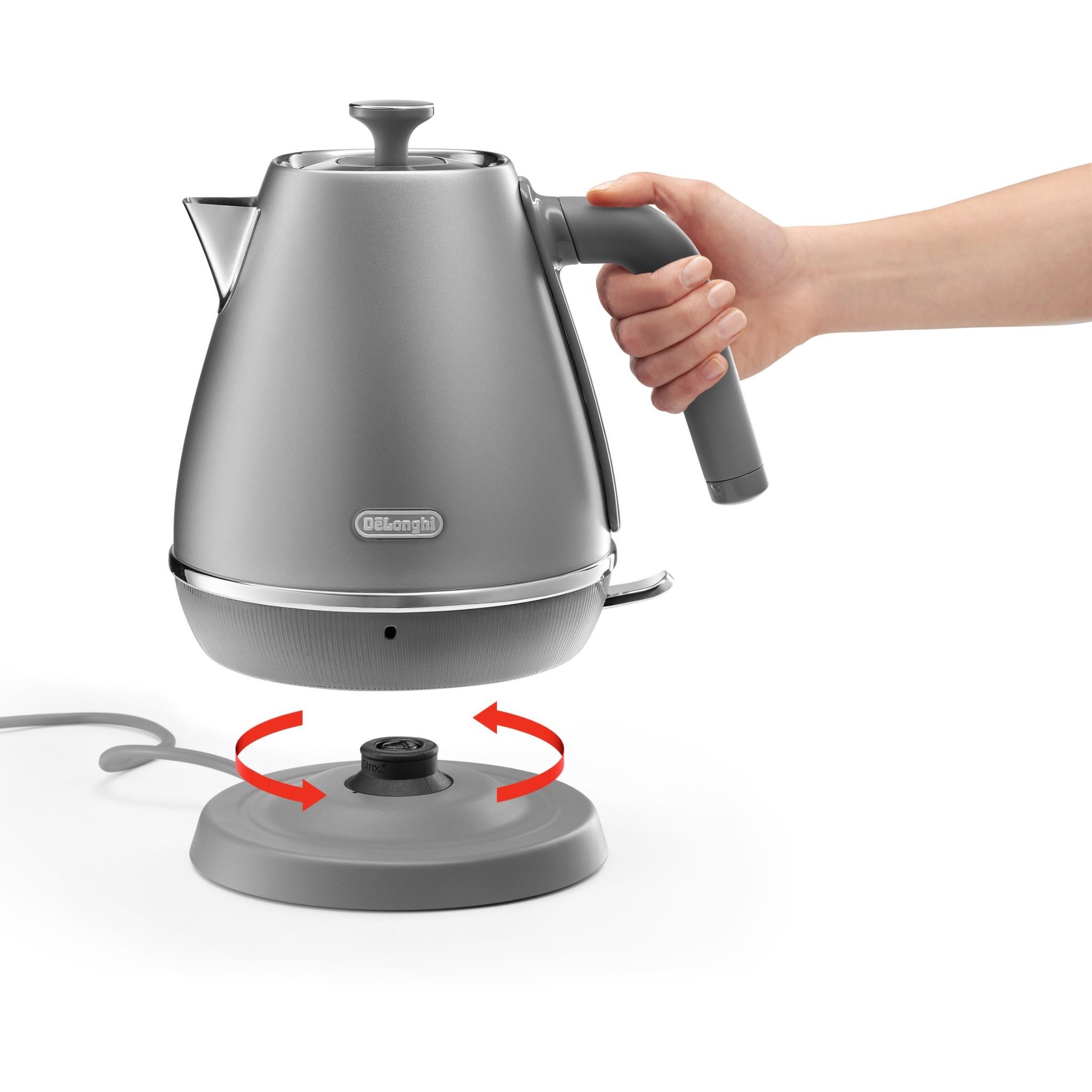 DeLonghi Distinta Perla Kettle (Silver) Kettles & Toasters JB