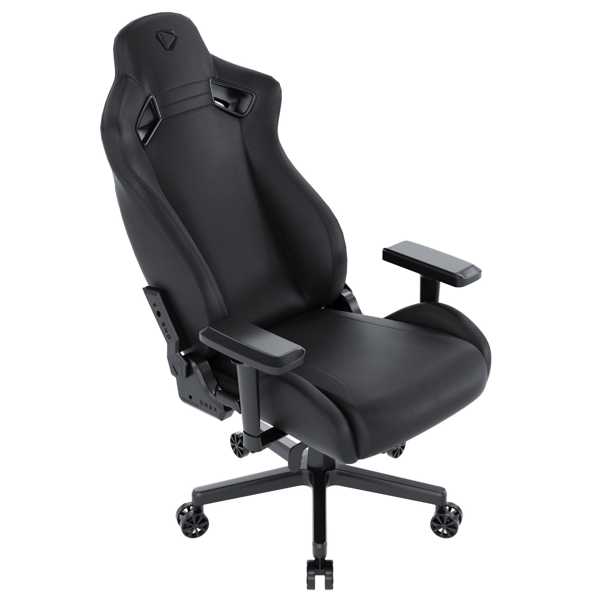 ONEX EV12 Real Leather Edition Gaming Chair (Black) Gaming Chairs
