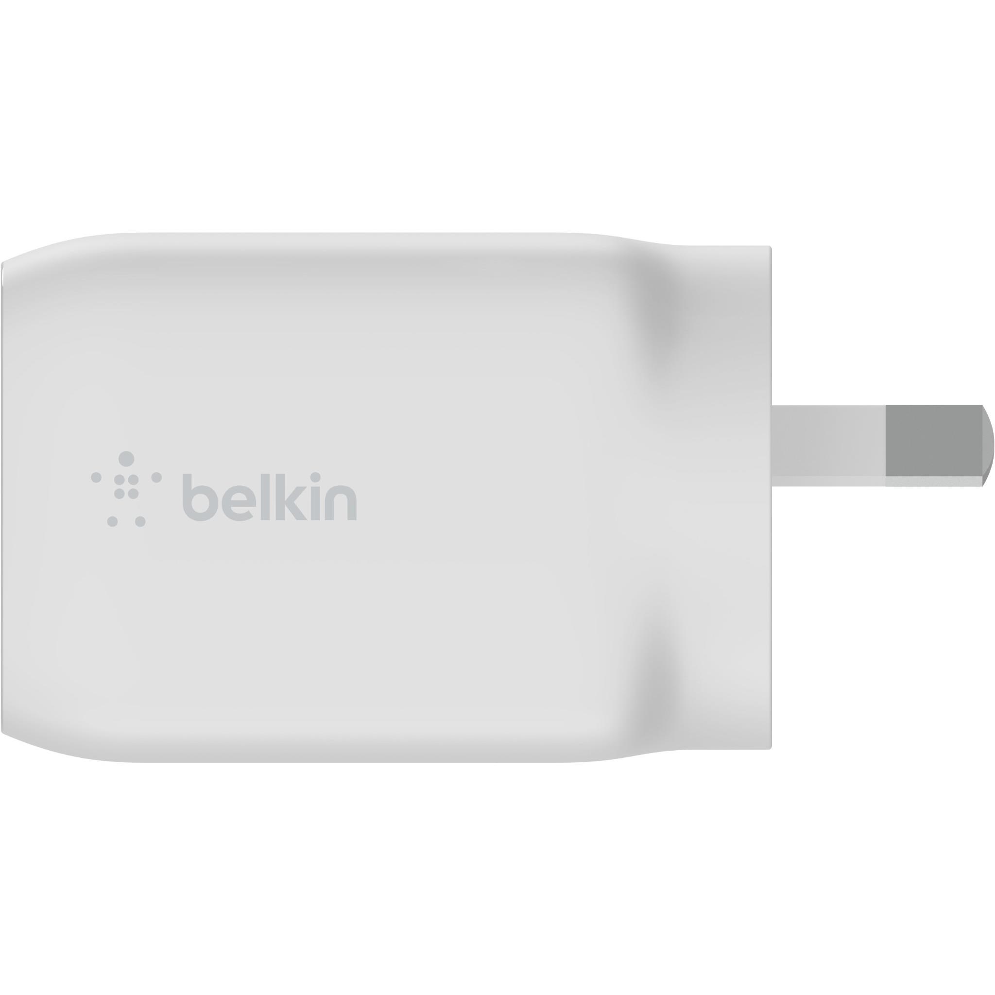 Belkin Chargeur USB-C 65W max pour PC, MacBook et Smartphone