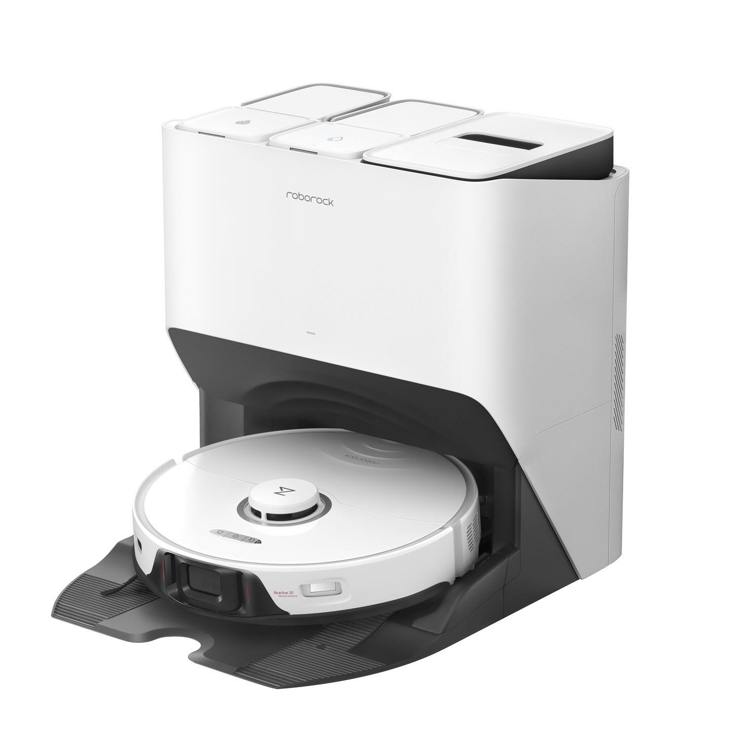 Roborock S8 Pro Ultra Robotic Vacuum & Mop Cleaner with AutoEmptying Dock (White) Robotic