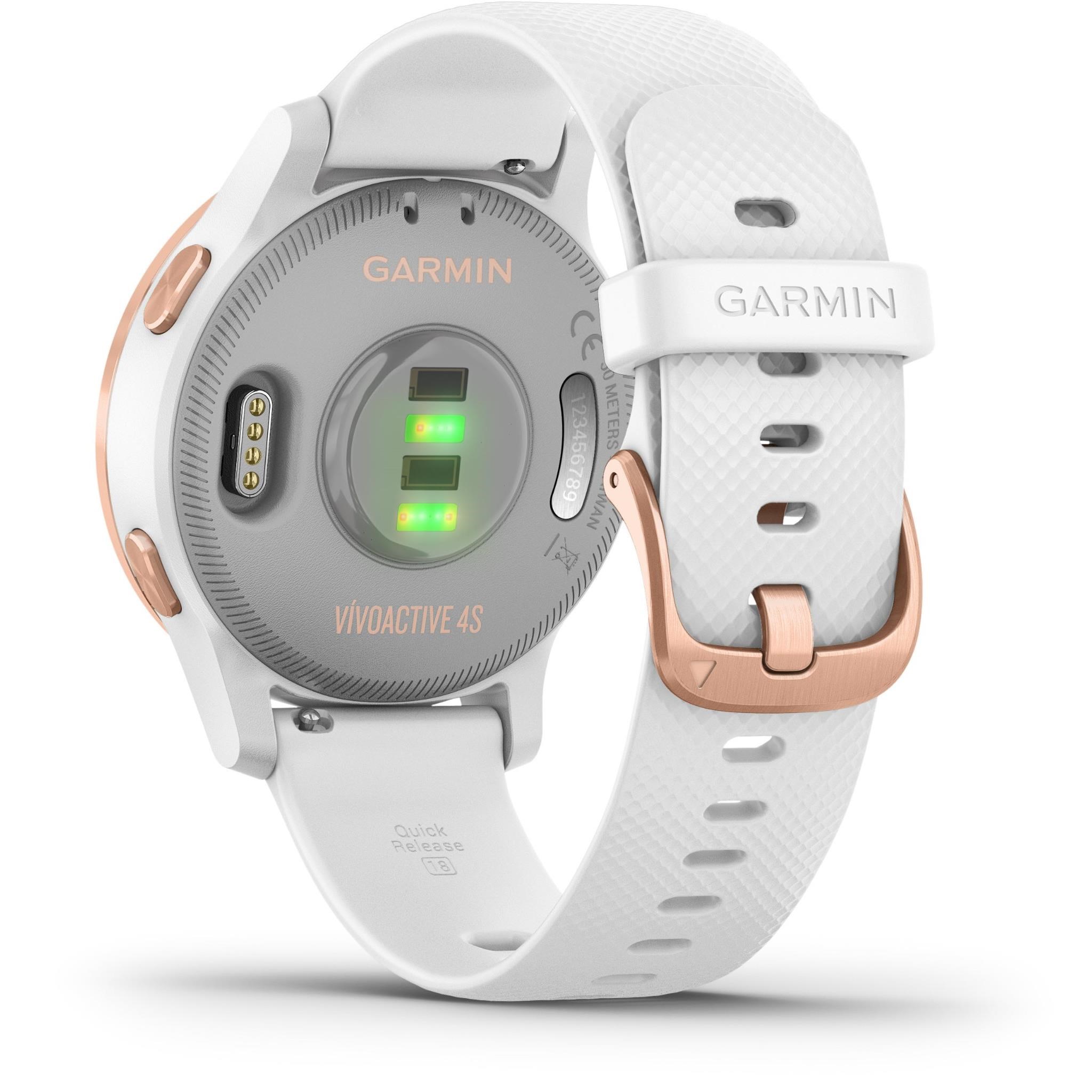 Garmin VivoActive 4S Smart Watch White Rose Gold Smart Watches JB Business JB Hi Fi Business
